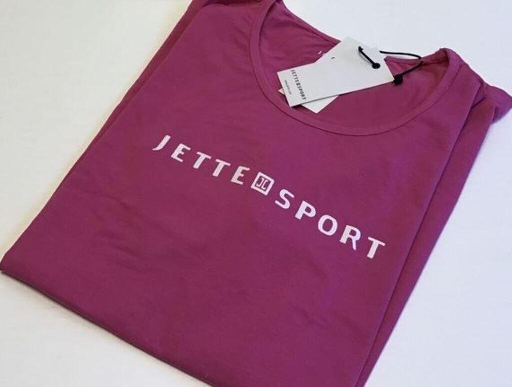 JETTE SPORT T-shirt donna Jette Sport rosa 95% cotone girocollo