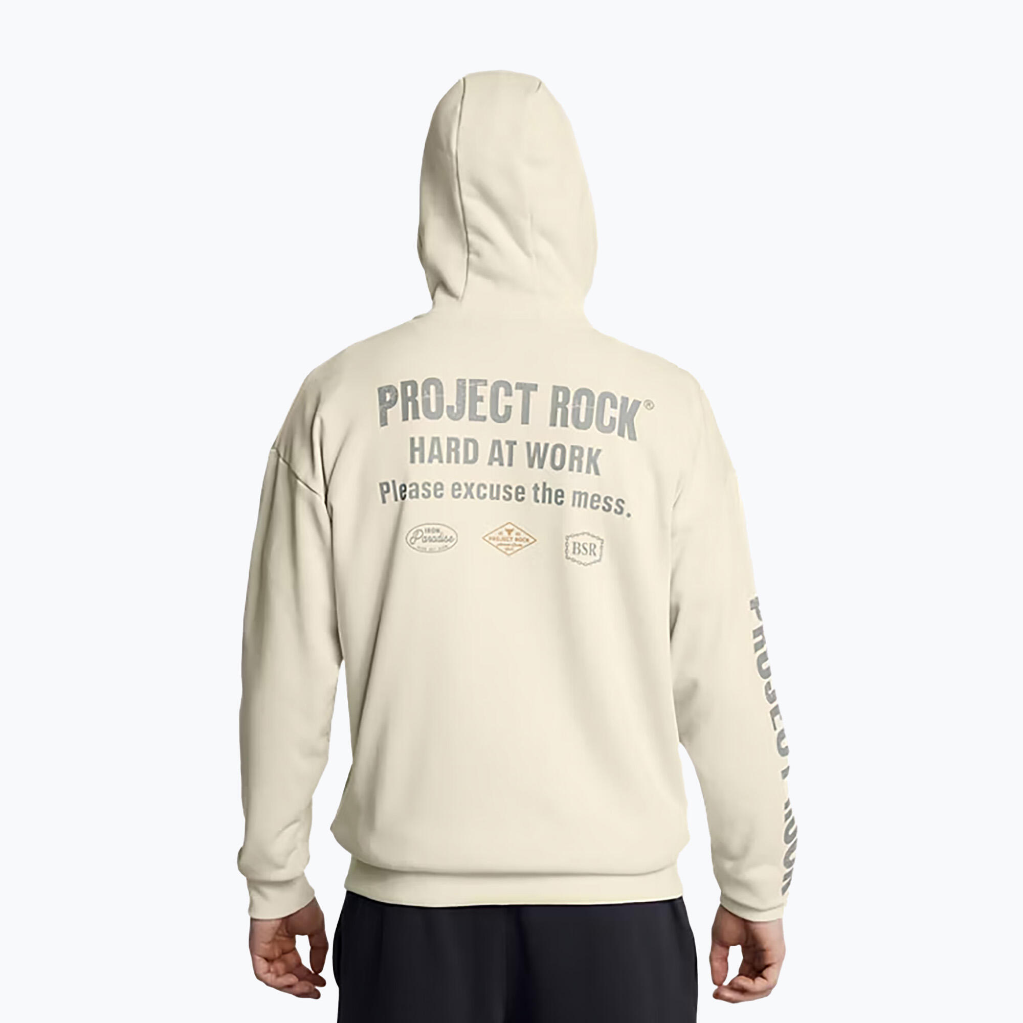 Sweat homme Project Rock HWT Full Zip Under Armour 2/5