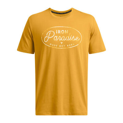 Under armour project rock made not born trainings-t-shirt voor heren