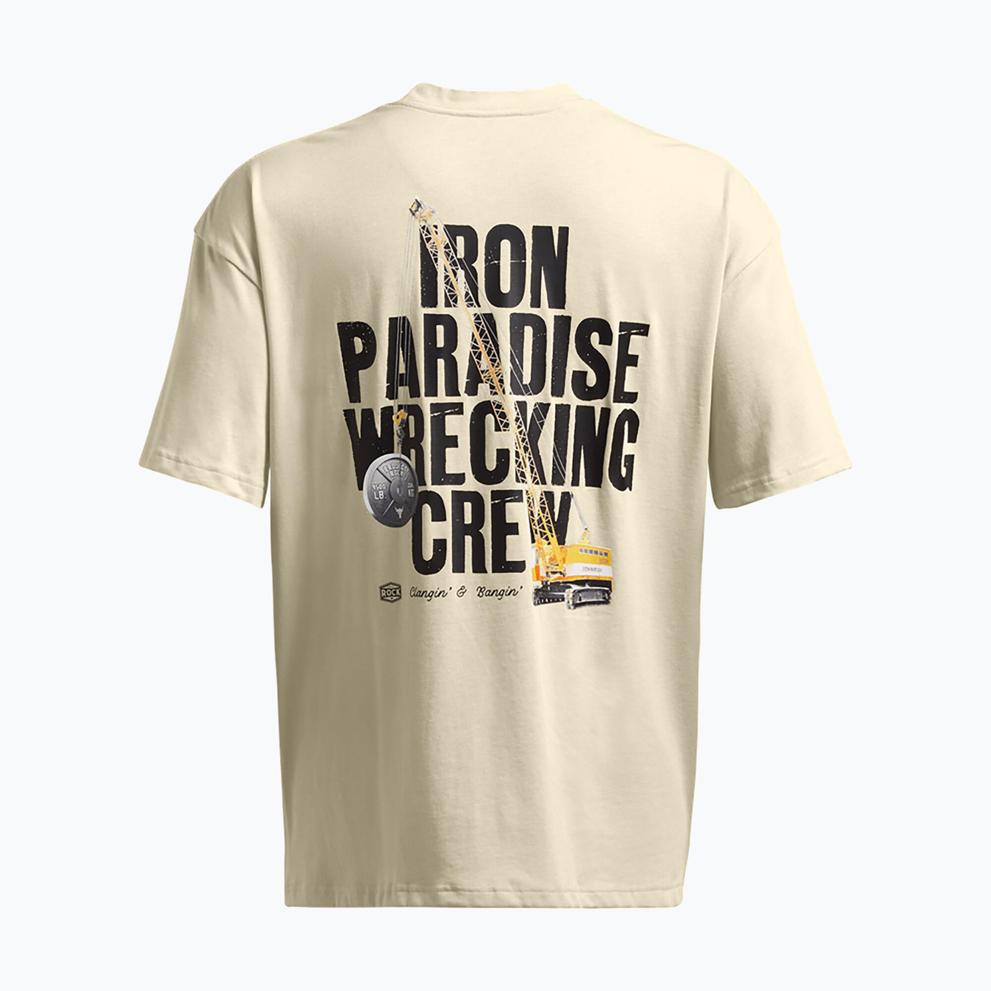 T-shirt Under Armour Project Rock Heavyweight Tools Of The Trade pour hommes 5/5