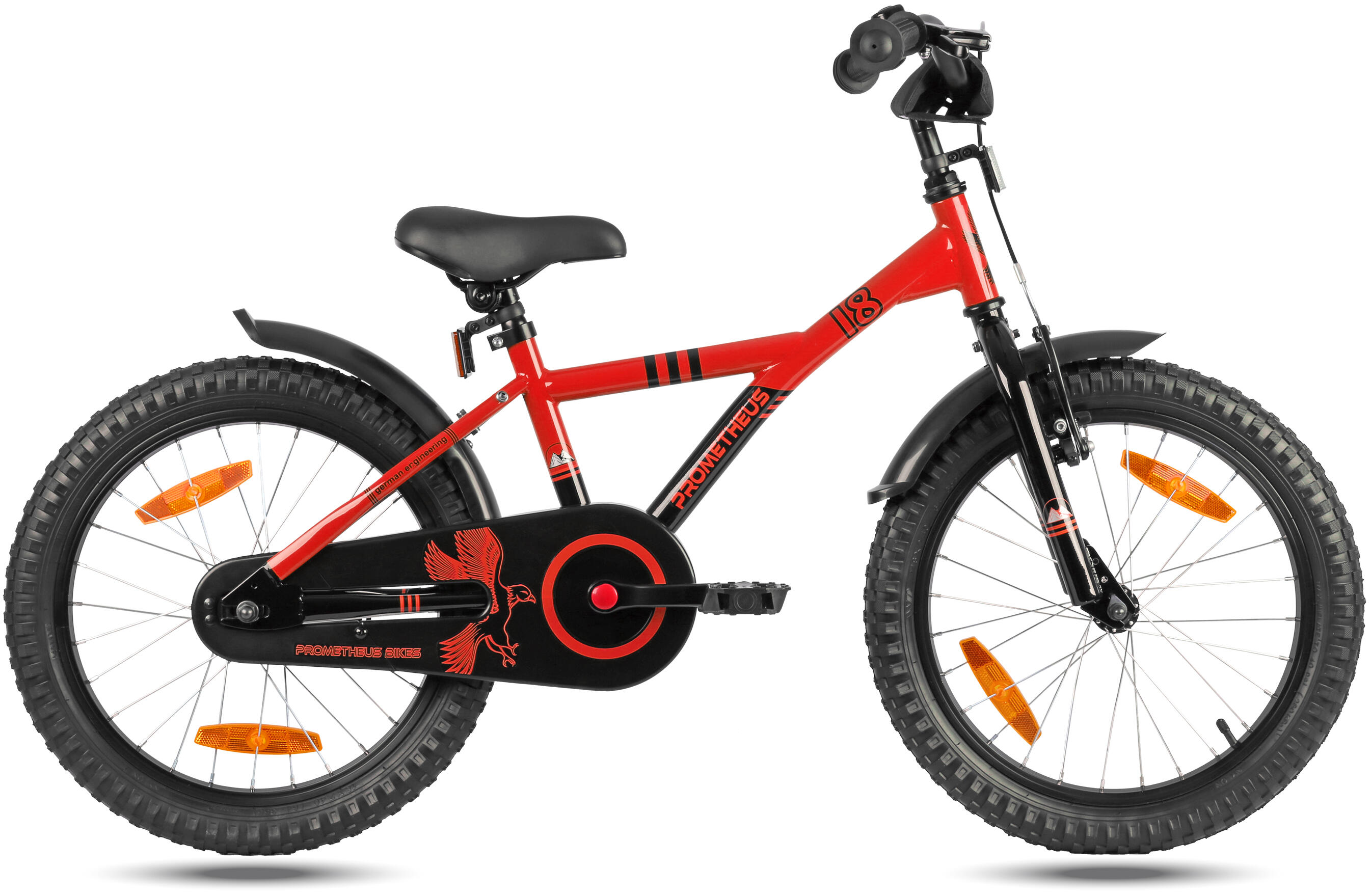 Kinderfahrrad 18 Zoll ab 5-6 Jahre mit Rücktritt und V-Brake 2/5