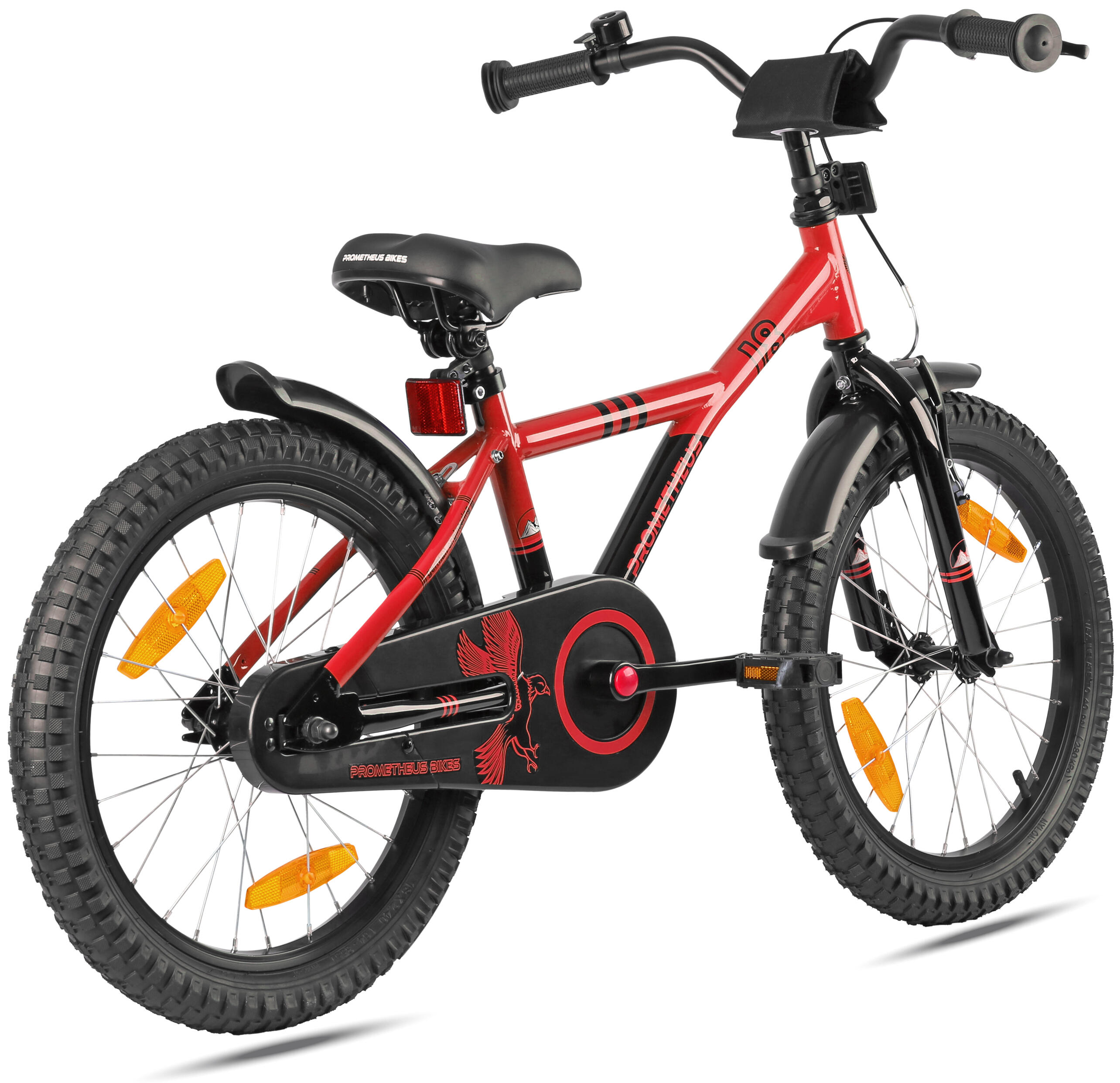 Kinderfahrrad 18 Zoll ab 5-6 Jahre mit Rücktritt und V-Brake 3/5
