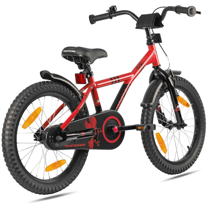 Vélo 18 pouces enfant 5-7 ans avec rétropédalage et freins V-Brake