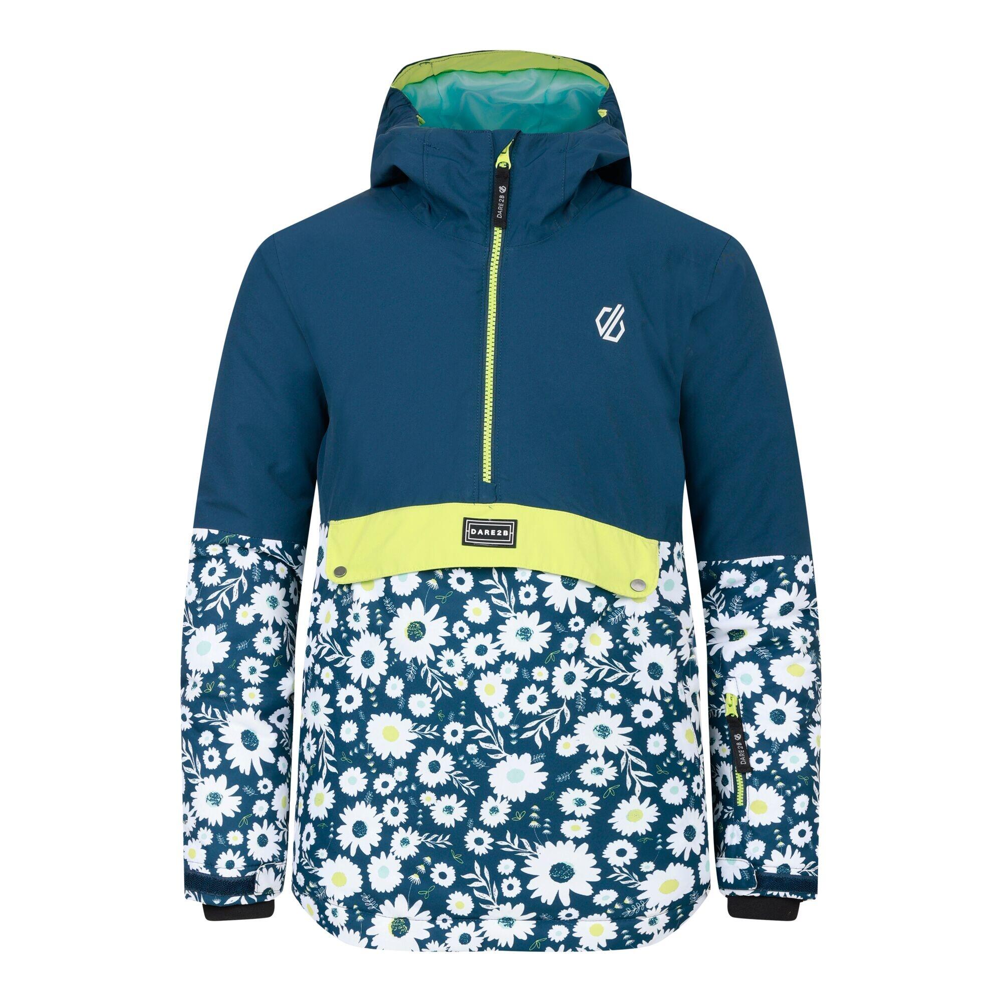DARE 2B Childrens/Kids Freehand Daisy Overhead Ski Jacket (Moonlight Denim)