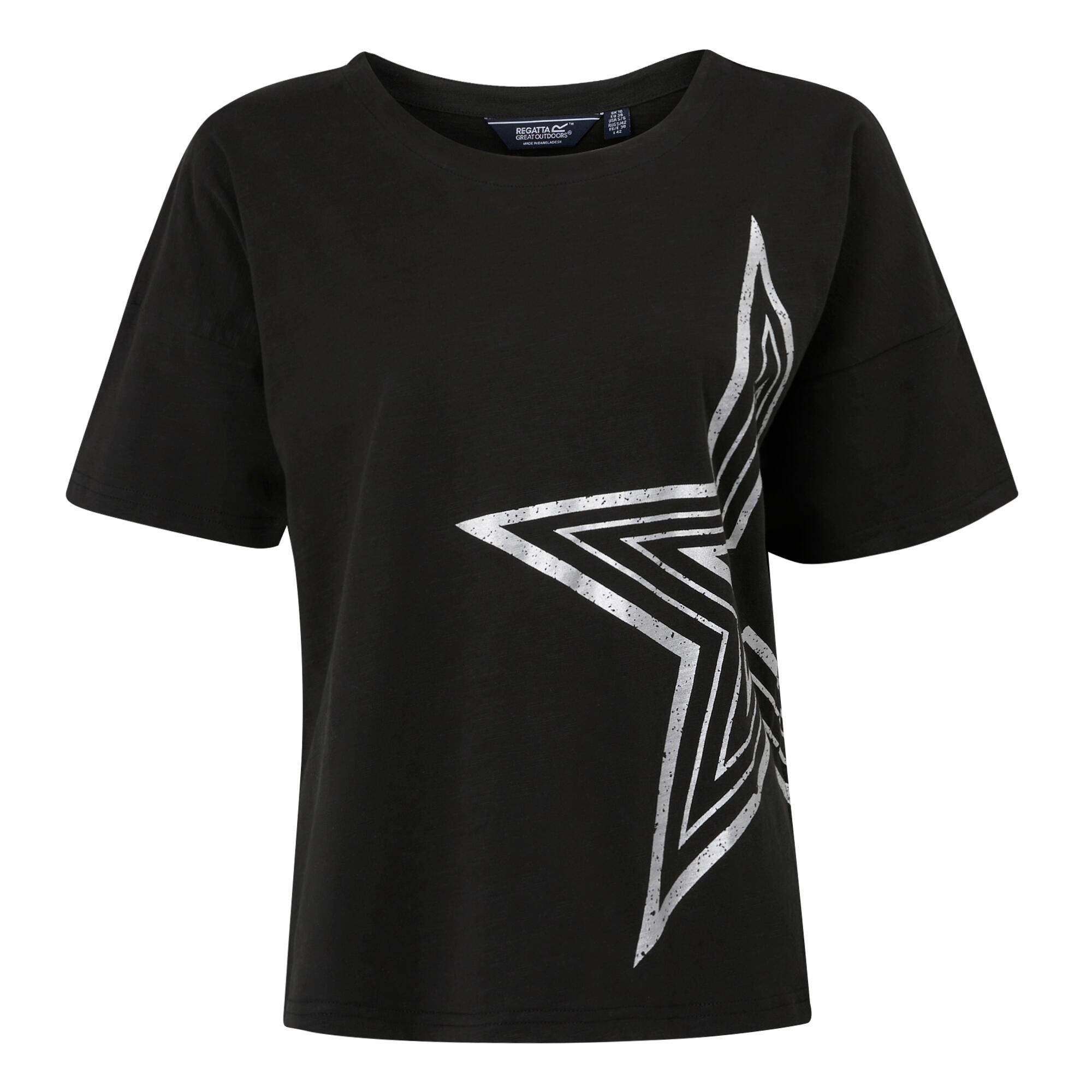 Koszulka Damska Abaya Star Foil Print T-shirt