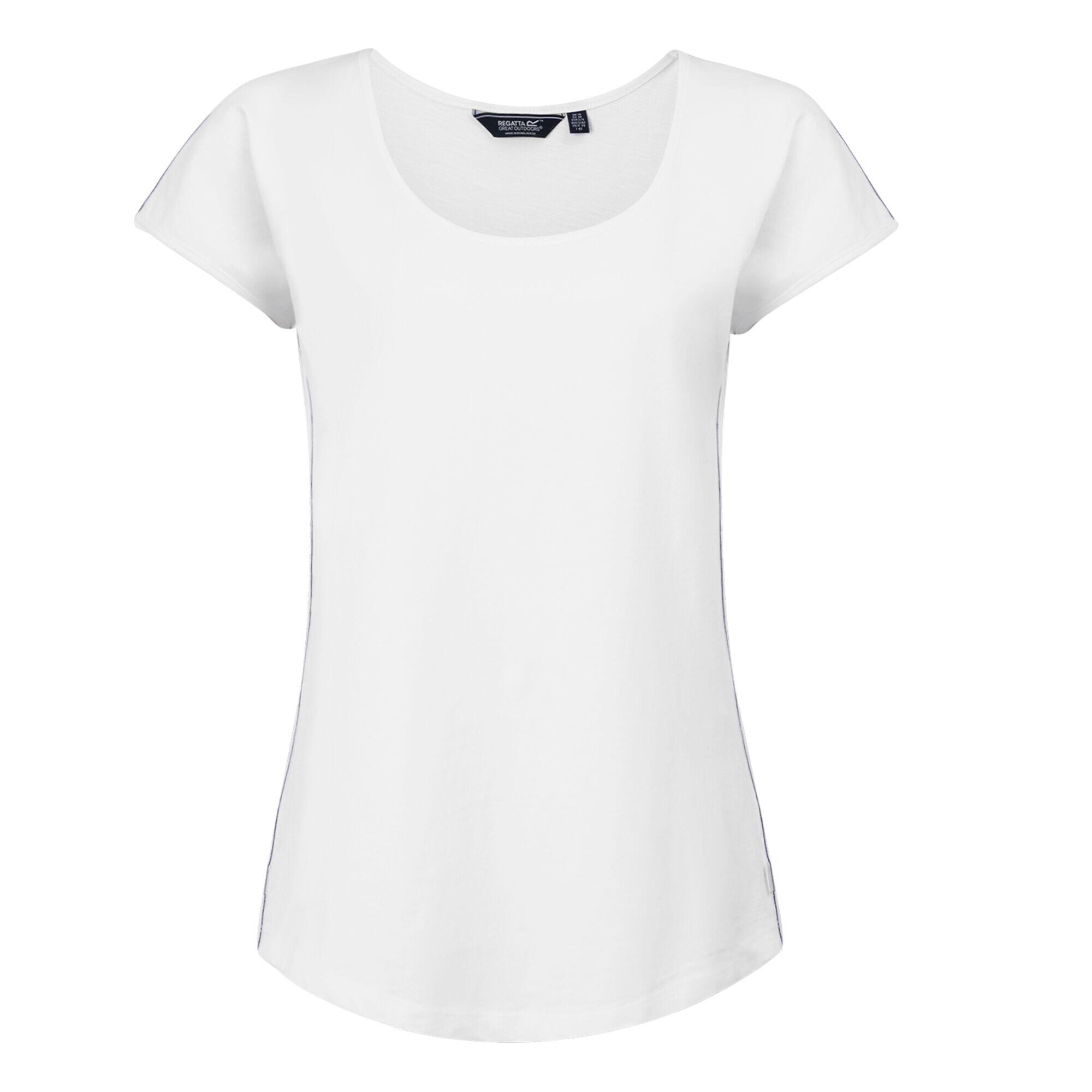 Regatta - Tshirt Motif/style Uni Telisse Femme (blanc) - T-shirt Manches Courtes - Blanc - 42 M/l - Decathlon