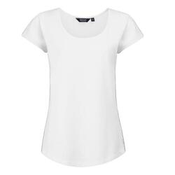 Tshirt Motif/style Uni TELISSE Femme (Blanc)