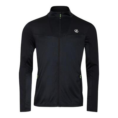 Heren substratum ii core stretch midlayer (zwart)