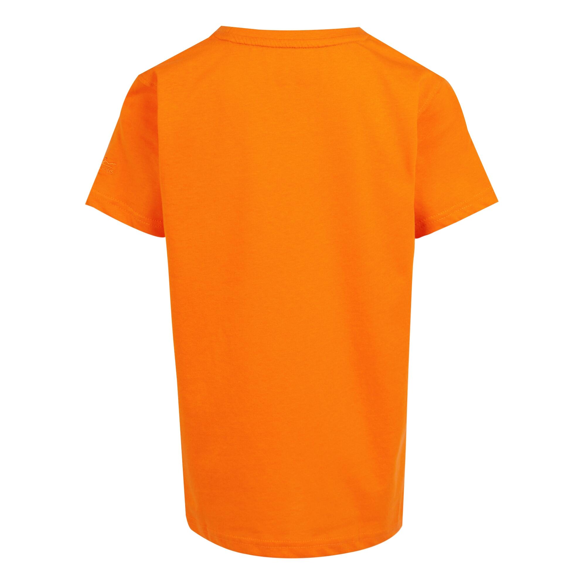 Childrens/Kids Bosley VII Surfboard TShirt (Persimmon) 2/5