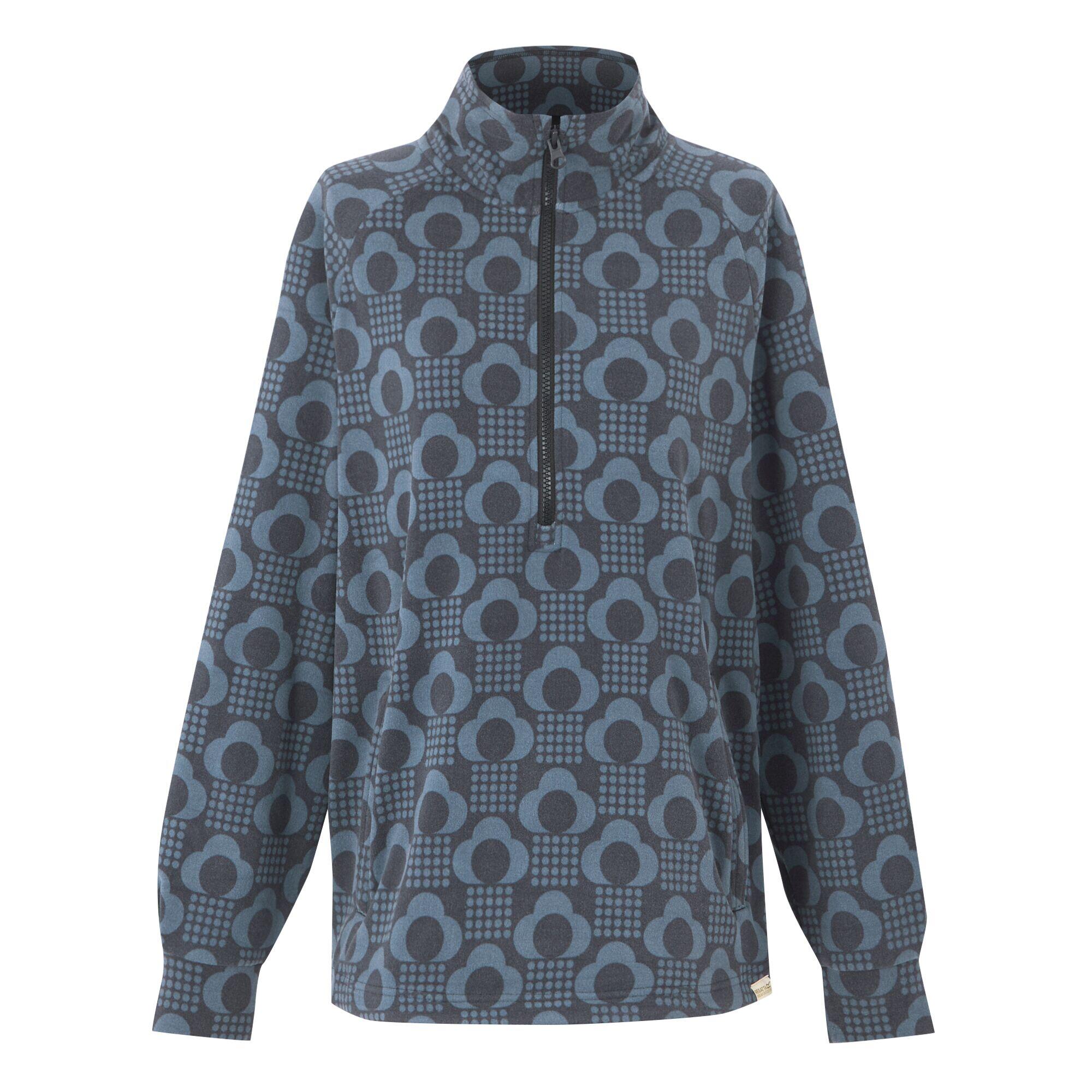 REGATTA Womens/Ladies Orla Kiely Rain Cloud Half Zip Midlayer (Black)