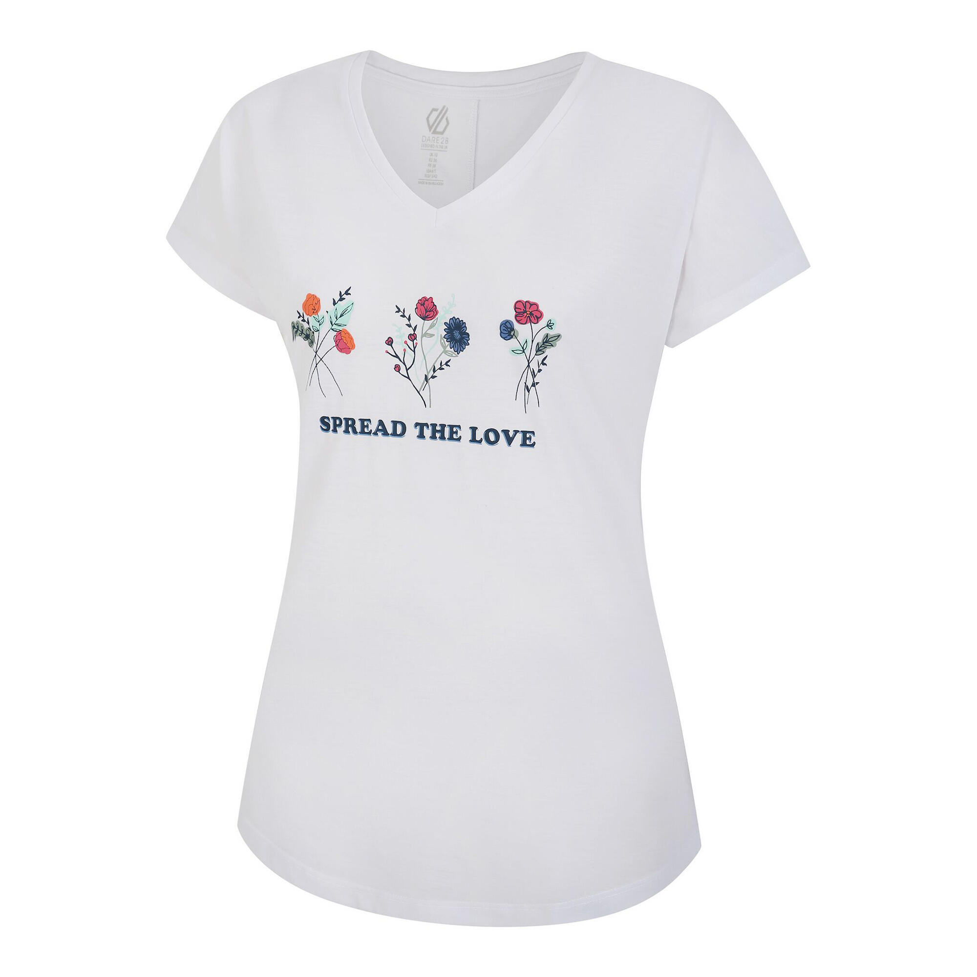 Tshirt CALM Femme (Blanc) 3/5