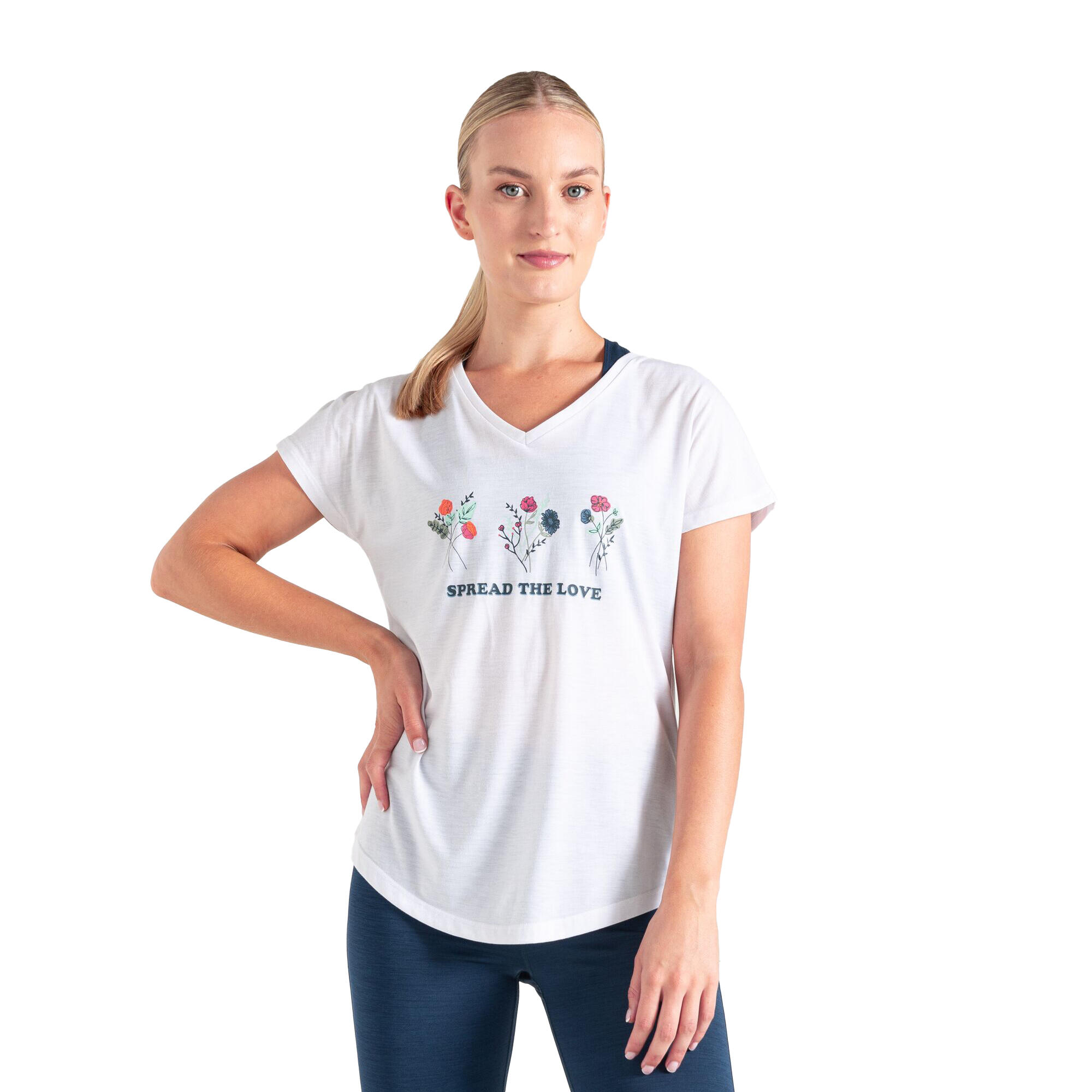 Tshirt CALM Femme (Blanc) 4/5