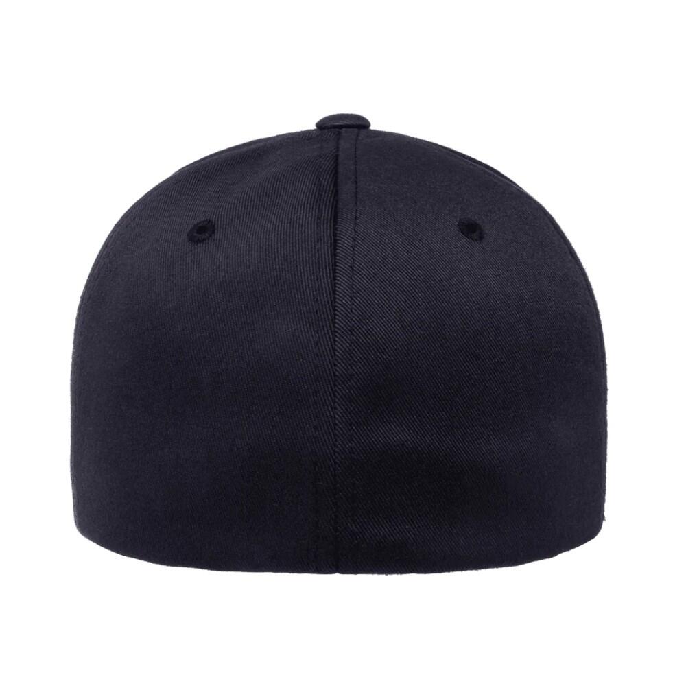 Boné de basebol em lã penteada para crianças/jovens (Azul Marinho Escuro) 2/3
