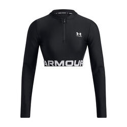 Haut d'entraînement femme Heat Gear Rib 1/4 Zip Under Armour