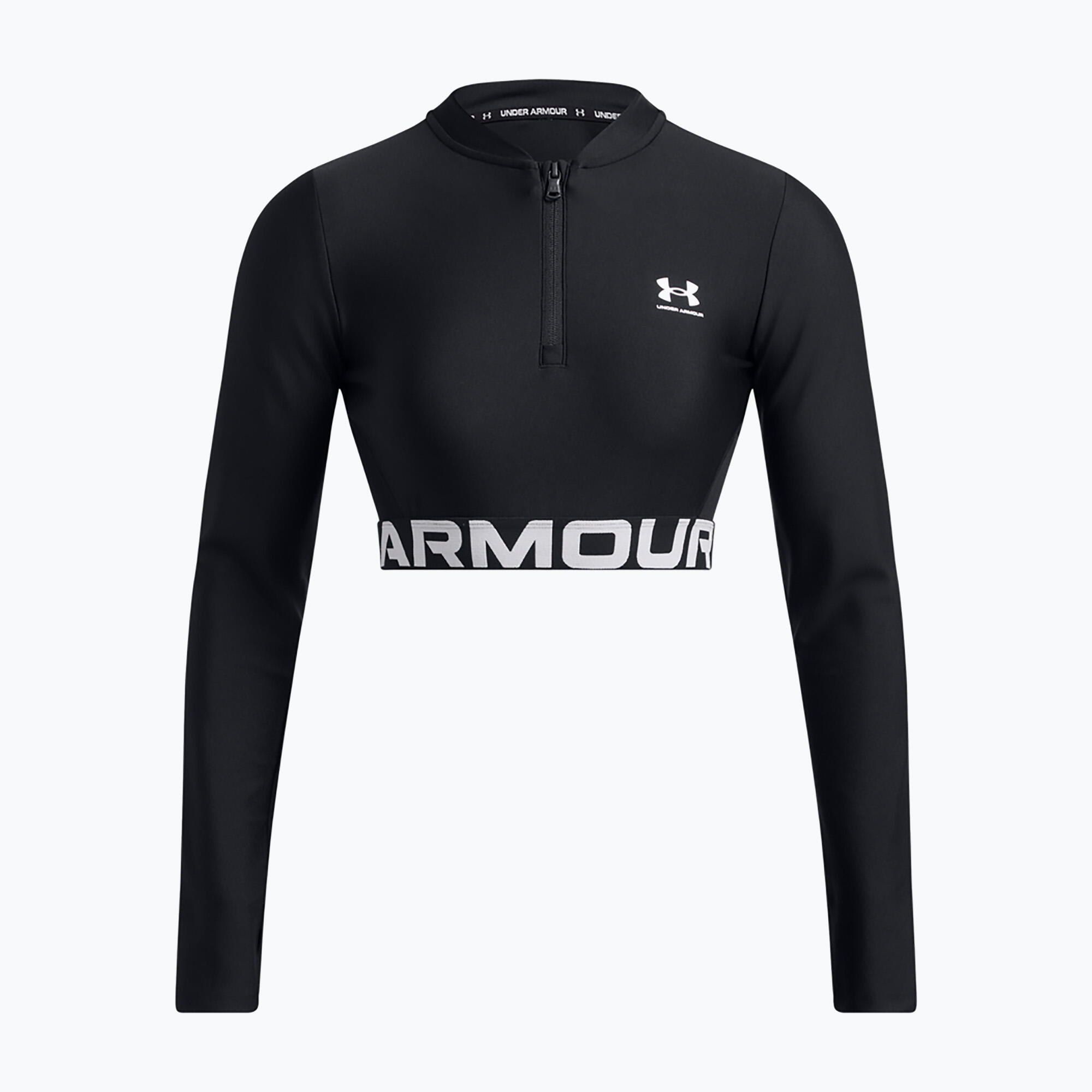 Haut d'entraînement femme Heat Gear Rib 1/4 Zip Under Armour 2/4