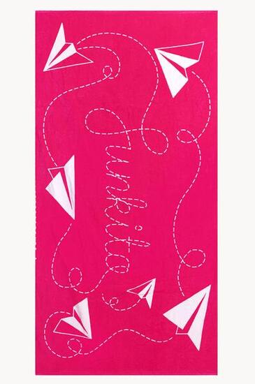 Ręcznik bawełniany na basen plażę Funkita Paper Pink