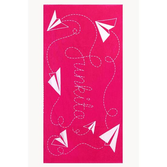 Ręcznik bawełniany na basen plażę Funkita Paper Pink