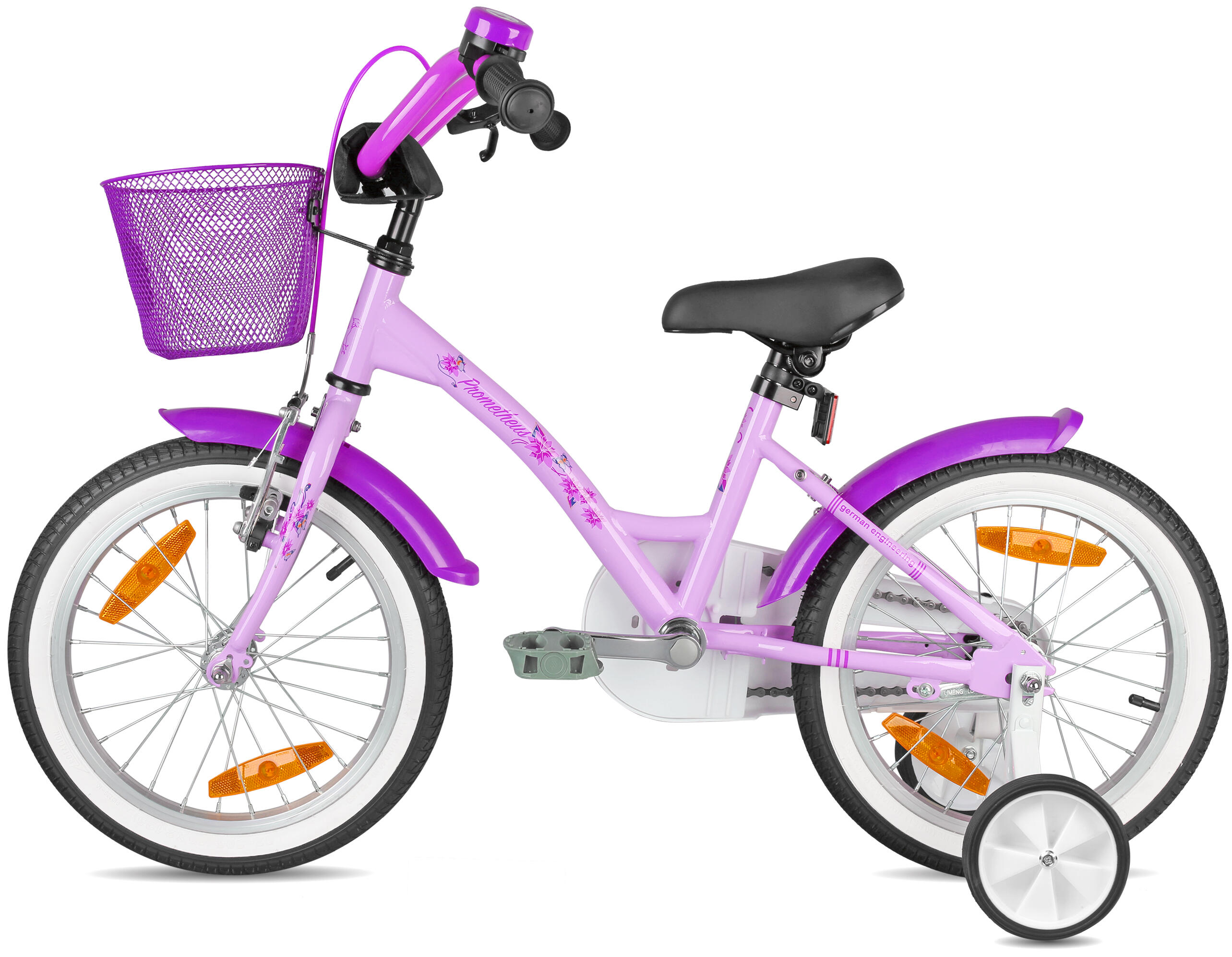 Kinderfahrrad 16 Zoll ab 4 und 5 Jahre mit Stützräder und Rücktritt 5/6