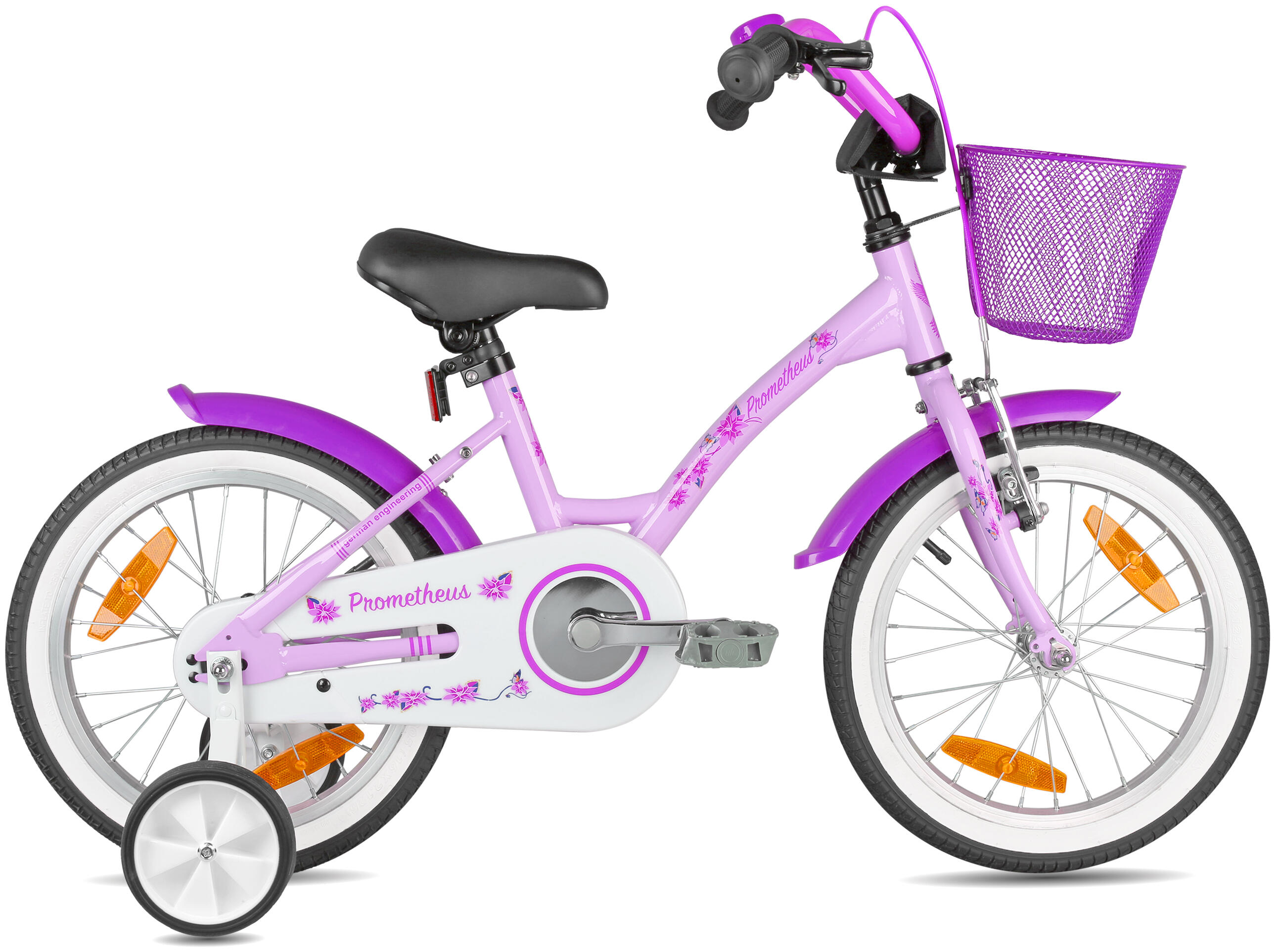 Kinderfahrrad 16 Zoll ab 4 und 5 Jahre mit Stützräder und Rücktritt 2/6