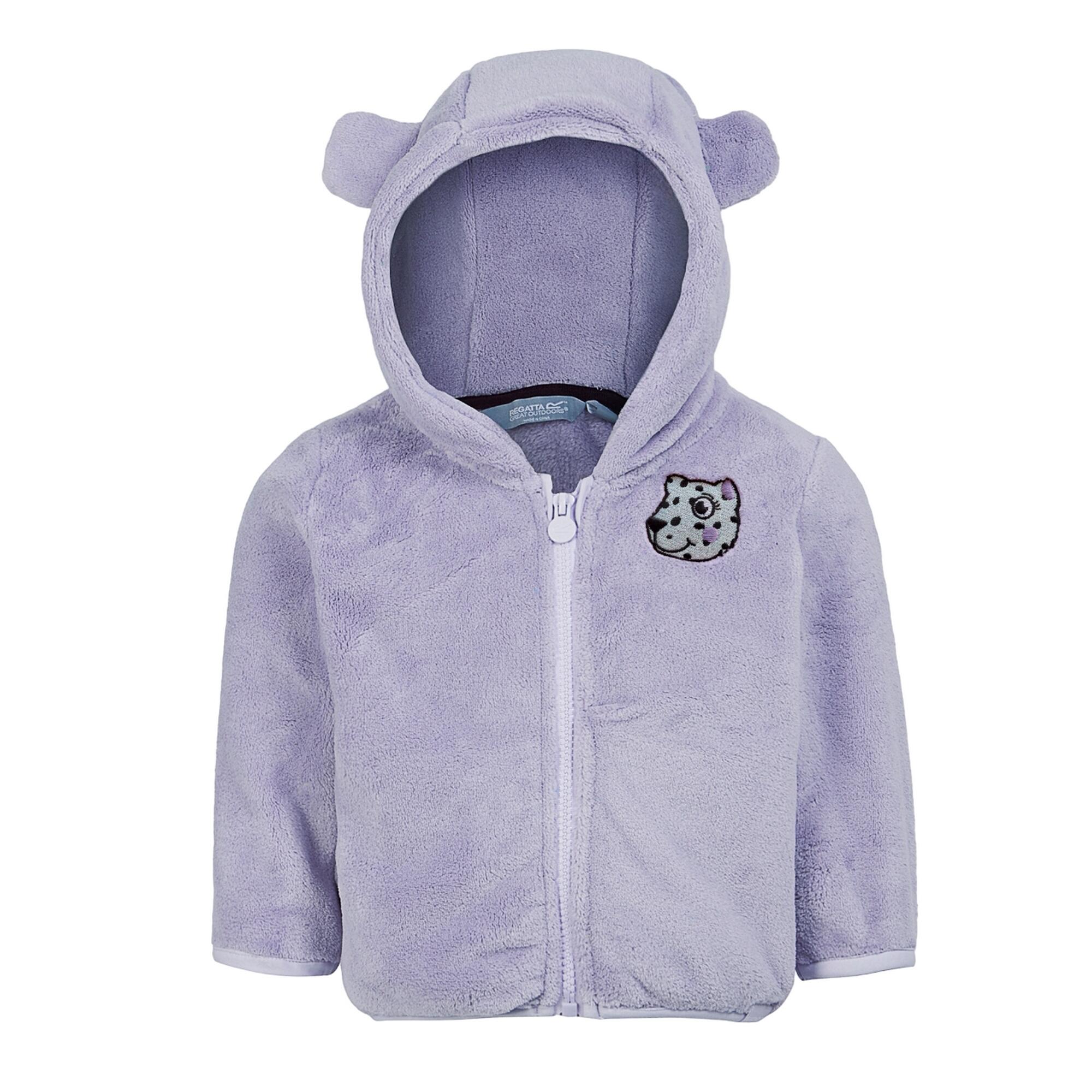 REGATTA Shyla de luipaard fleece jas voor kinderen/kids (Lila Vorst)