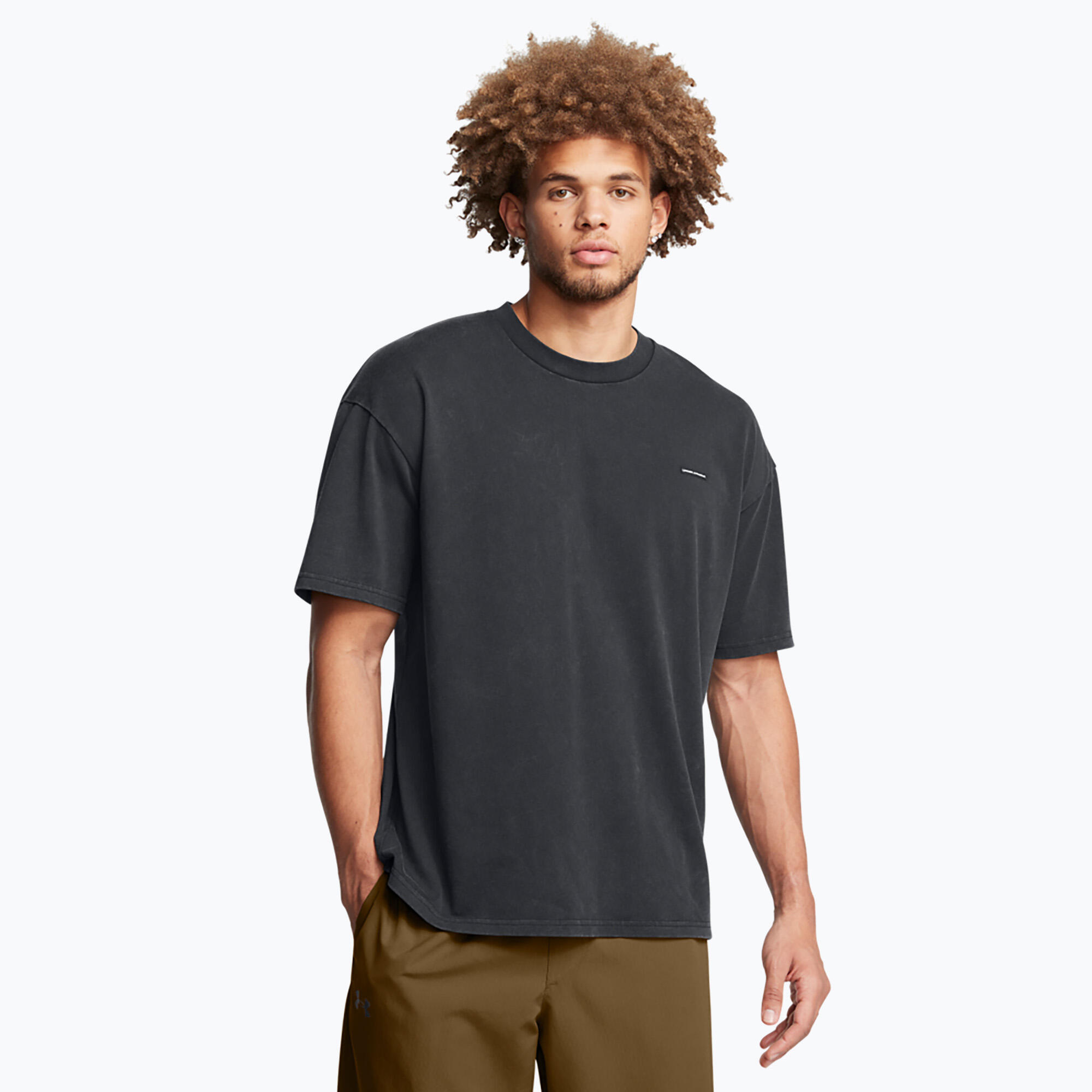 Pánské tričko Under Armour HW OS Logo Wash 3/4