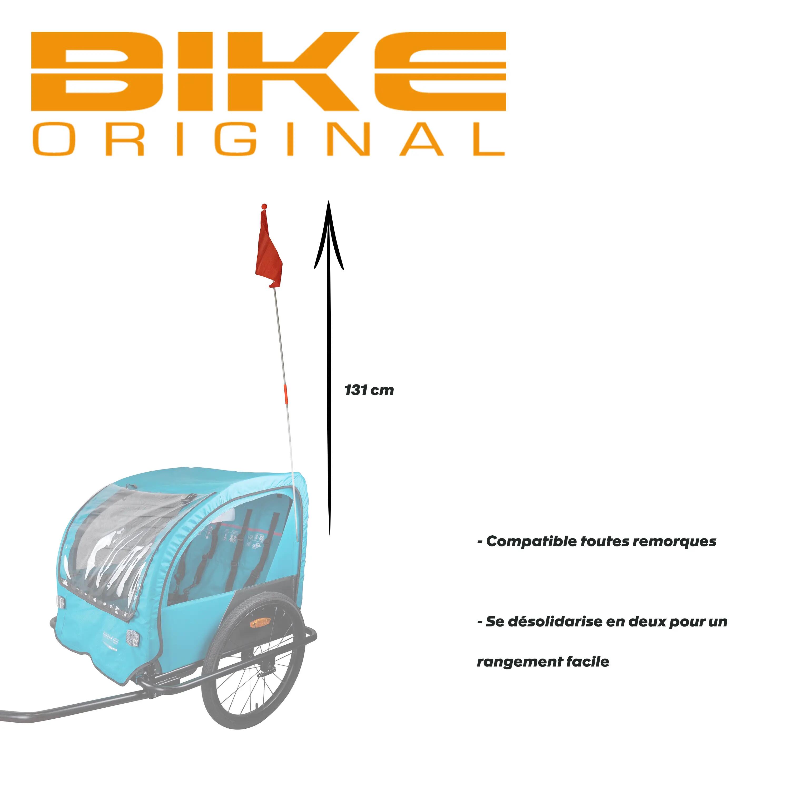 Fanion pour remorque enfant compatible toutes remorques 2/2