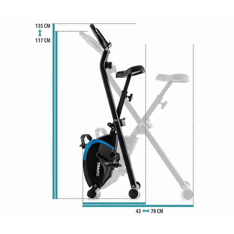Rower stacjonarny Zipro Future X Składany