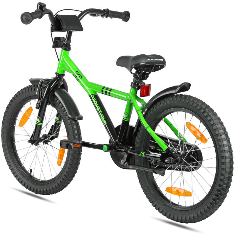 Vélo 18 pouces enfant 5-7 ans avec rétropédalage et freins V-Brake
