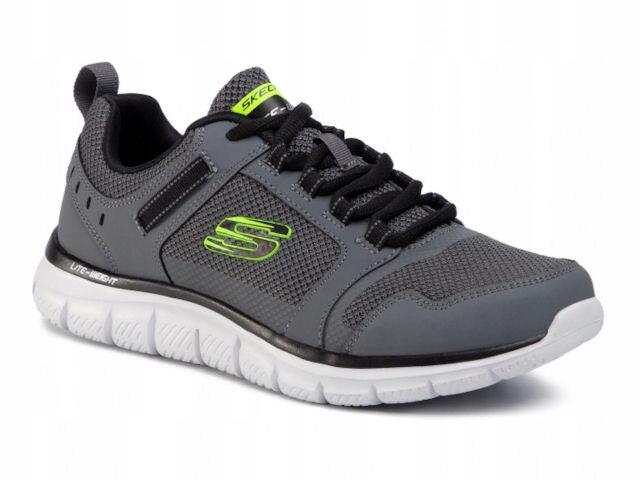 BUTY obuwie lekkie SKECHERS TRACK 232001-CCBK z wkładką memory foam 45,5 5/7