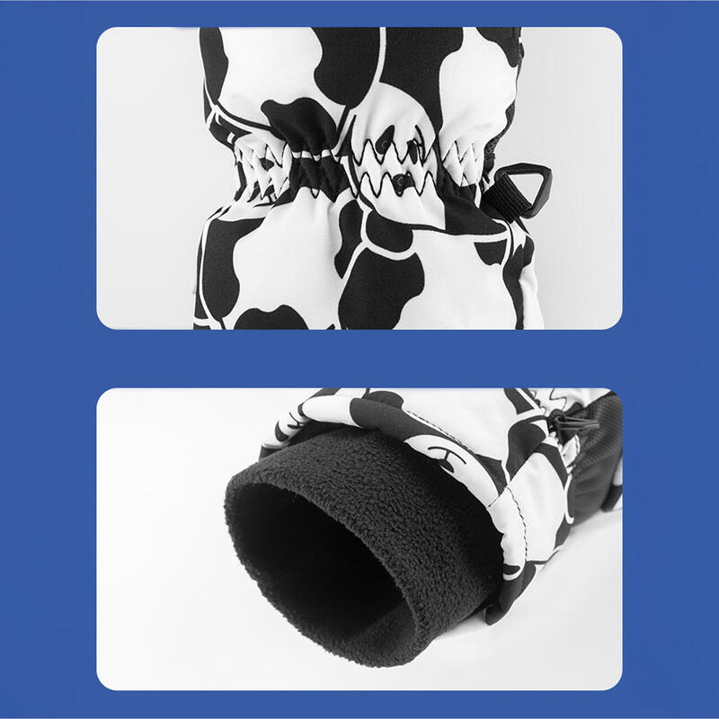 Dětské lyžařské rukavice Qunature Panda Heat