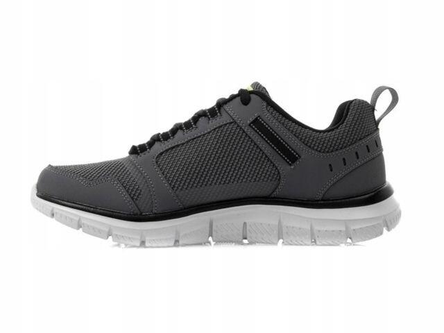 BUTY obuwie lekkie SKECHERS TRACK 232001-CCBK z wkładką memory foam 45,5 4/7