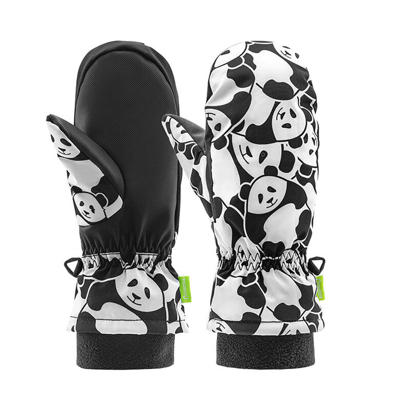 Dětské lyžařské rukavice Qunature Panda Heat