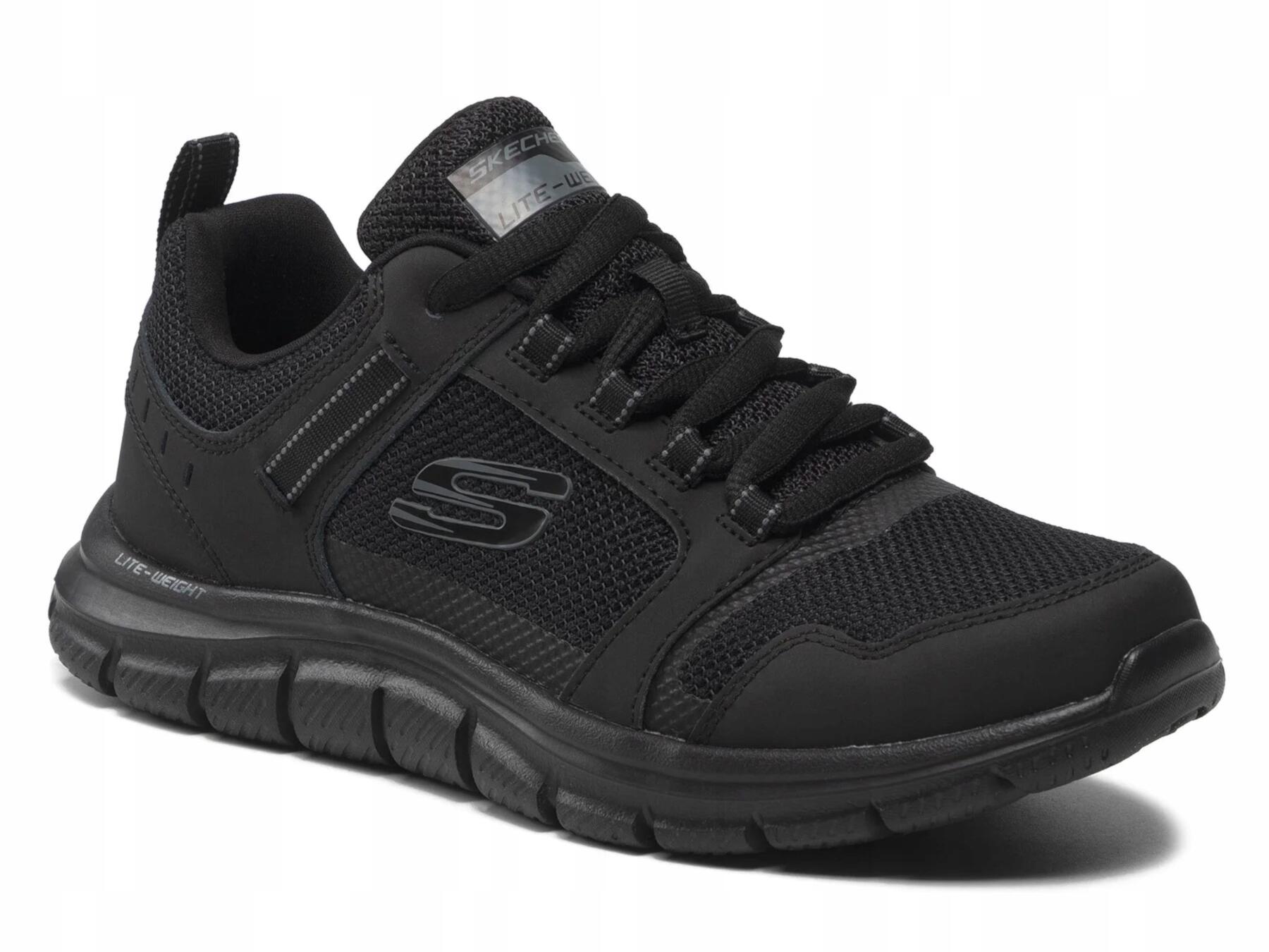 BUTY męskie SKECHERS TRACK 232001-BBK czarne 41,5 3/7