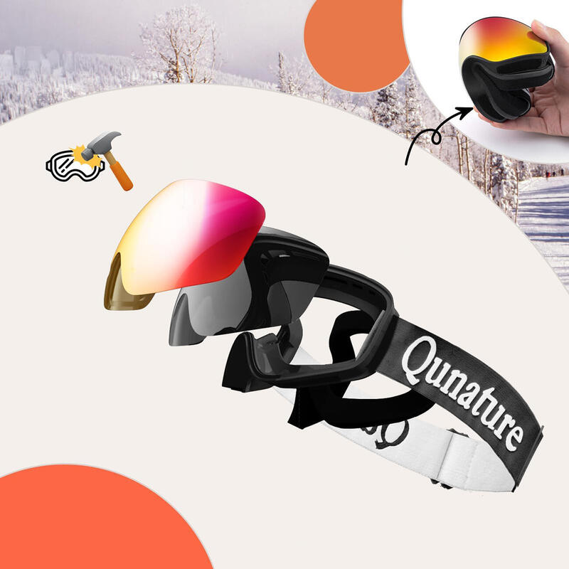 Ochelari de schi Qunature pentru copii UV400