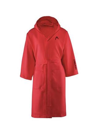 Peignoir enfant en microfibre avec capuche, couleur High Visibility Pink