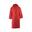Peignoir enfant en microfibre avec capuche, couleur Lava Red