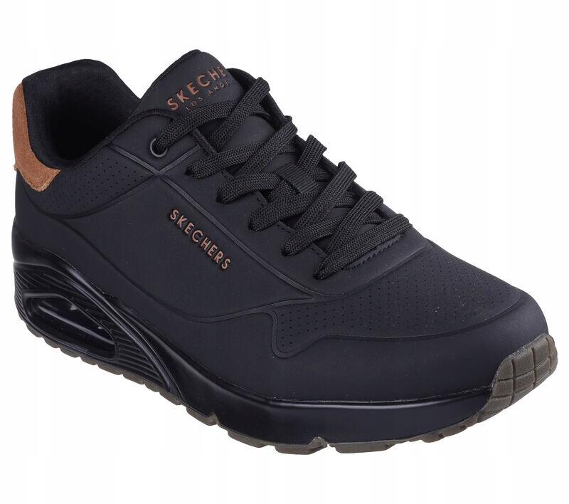 Zapatillas Skechers Hombre Uno - Suited On Air Negras 5/5