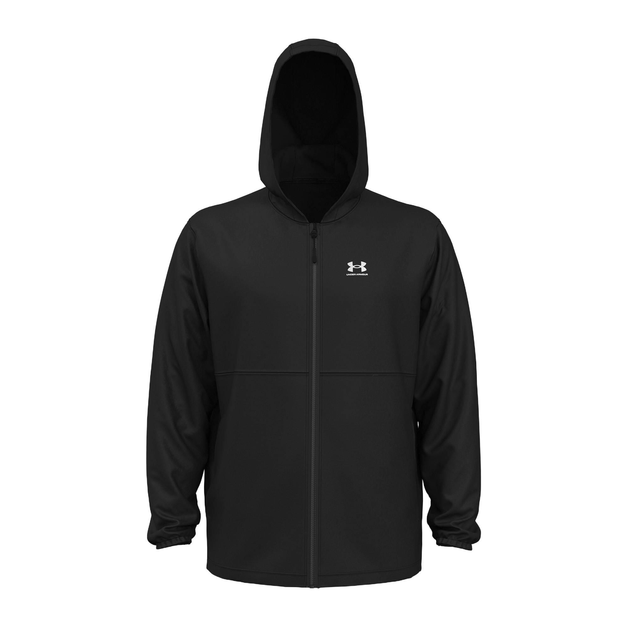Windbreaker Giacca Nera Under Armour Giacca Da Allenamento Da Uomo