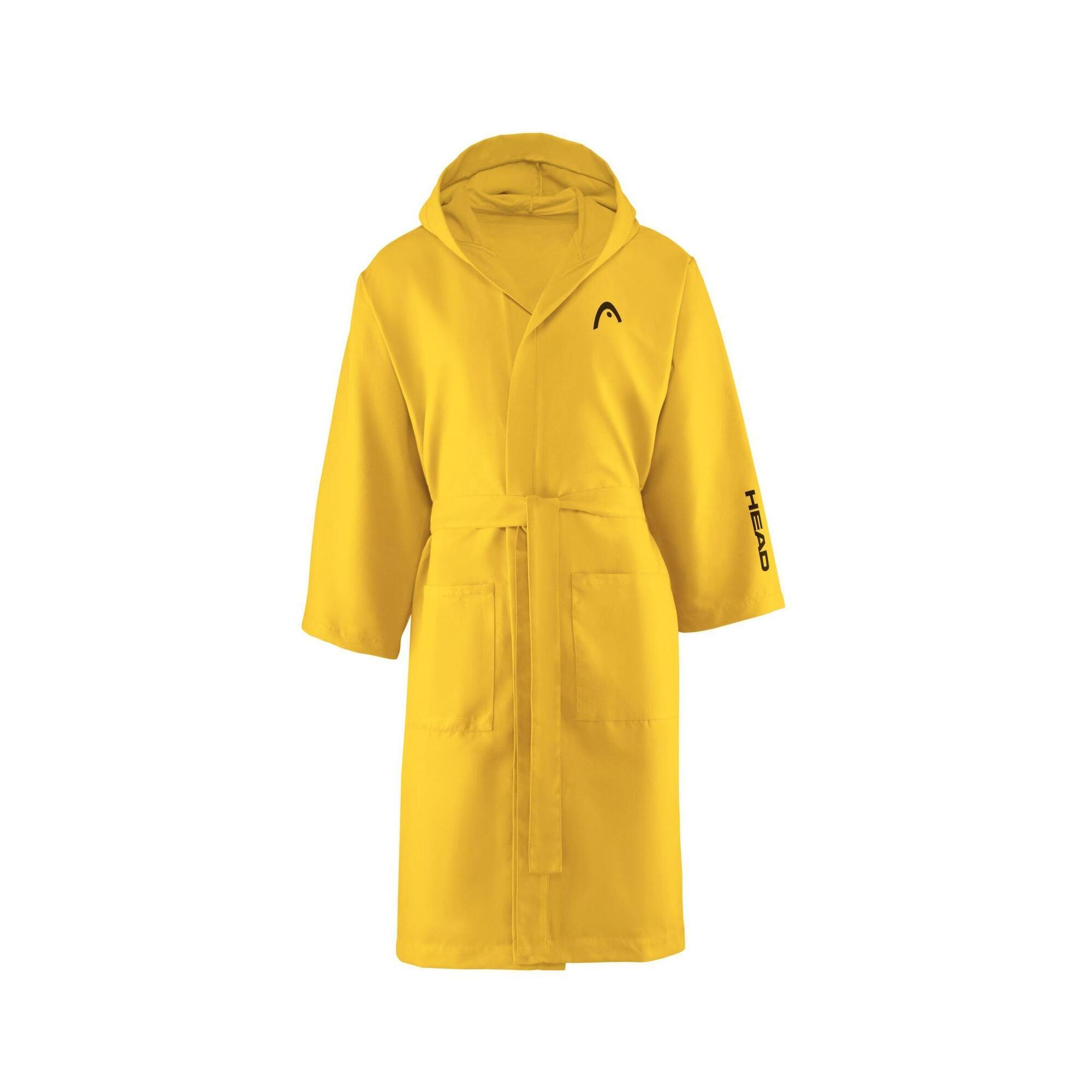Robe Adulto em microfibra com capuz, multiuso Cor Sunny Yellow