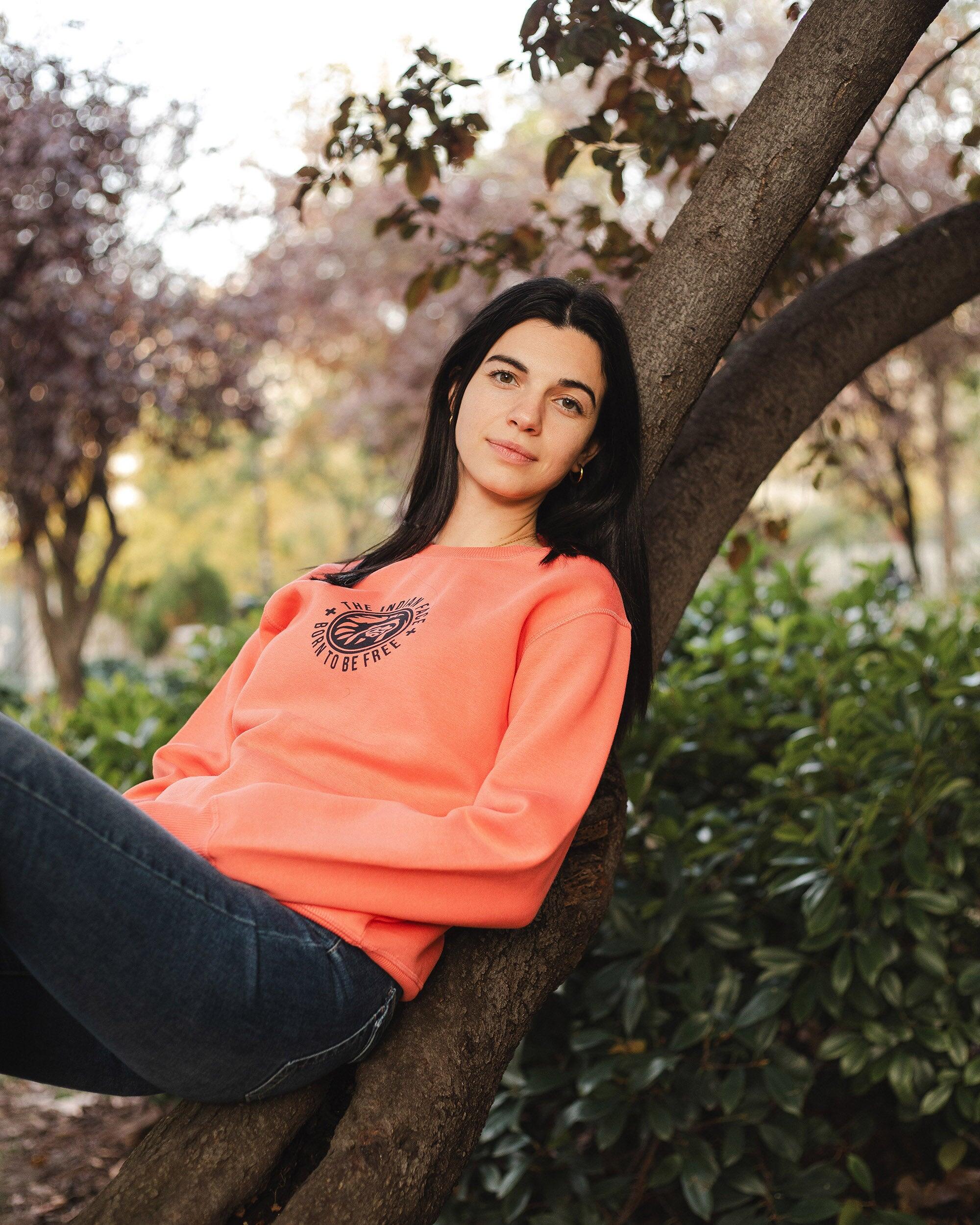 Sudadera adulto y niño de Fitness The Indian Face Unisex Spirit Rojo 4/5