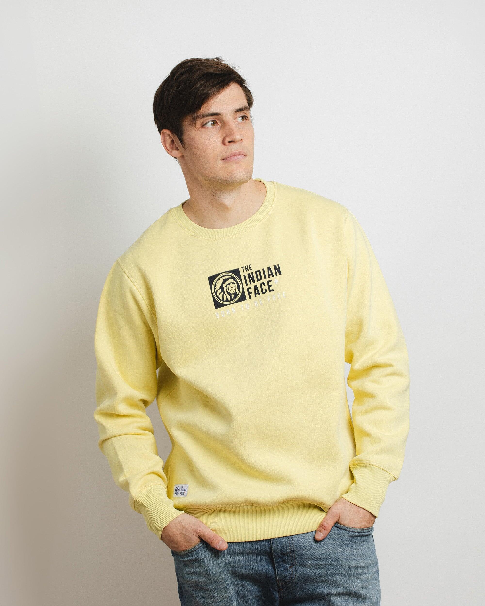Sudadera adulto de Fitness The Indian Face Unisex Nomad Amarillo 5/5