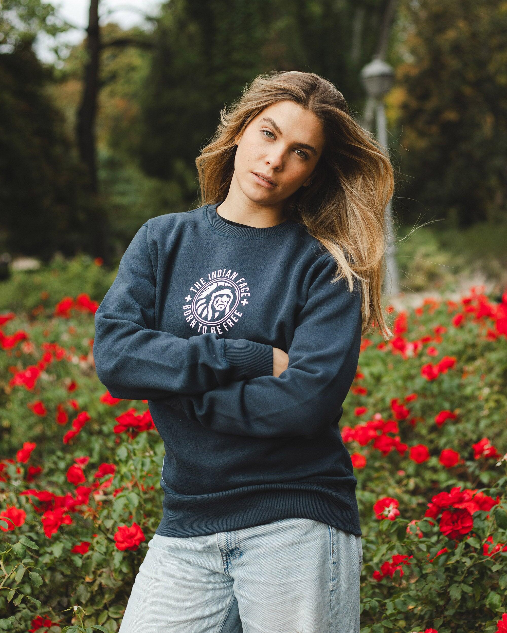 Sudadera de Fitness The Indian Face Unisex Spirit Marino 4/5