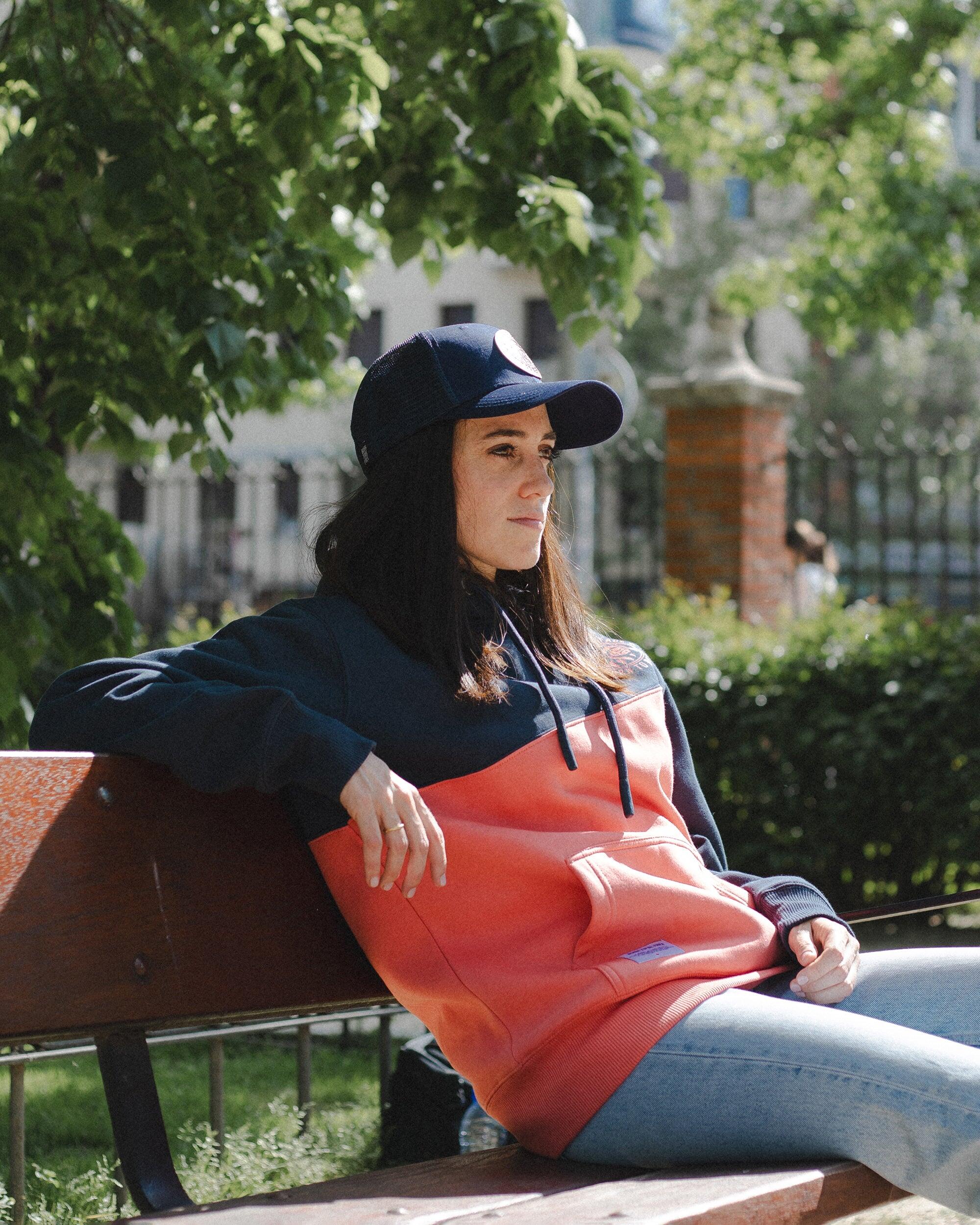 Sudadera de Fitness The Indian Face Unisex Summit Azul / Rojo 4/5