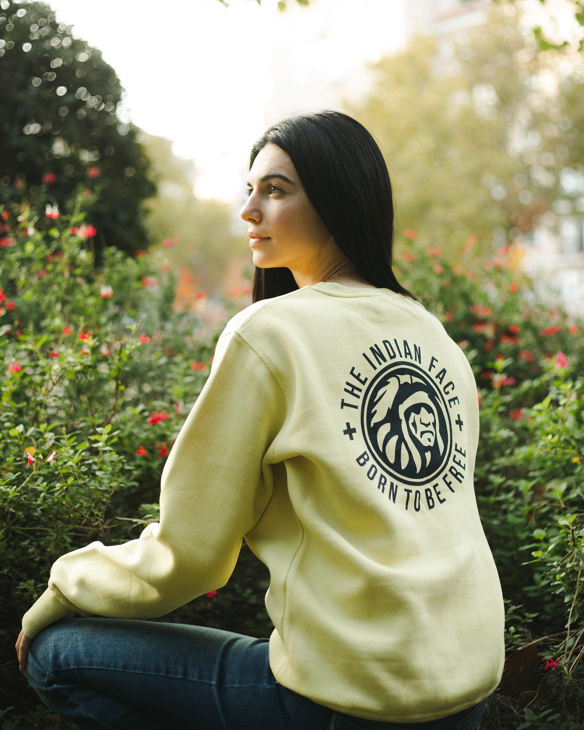 Sudadera adultos y niños de Fitness The Indian Face Unisex Spirit Amarillo 5/5