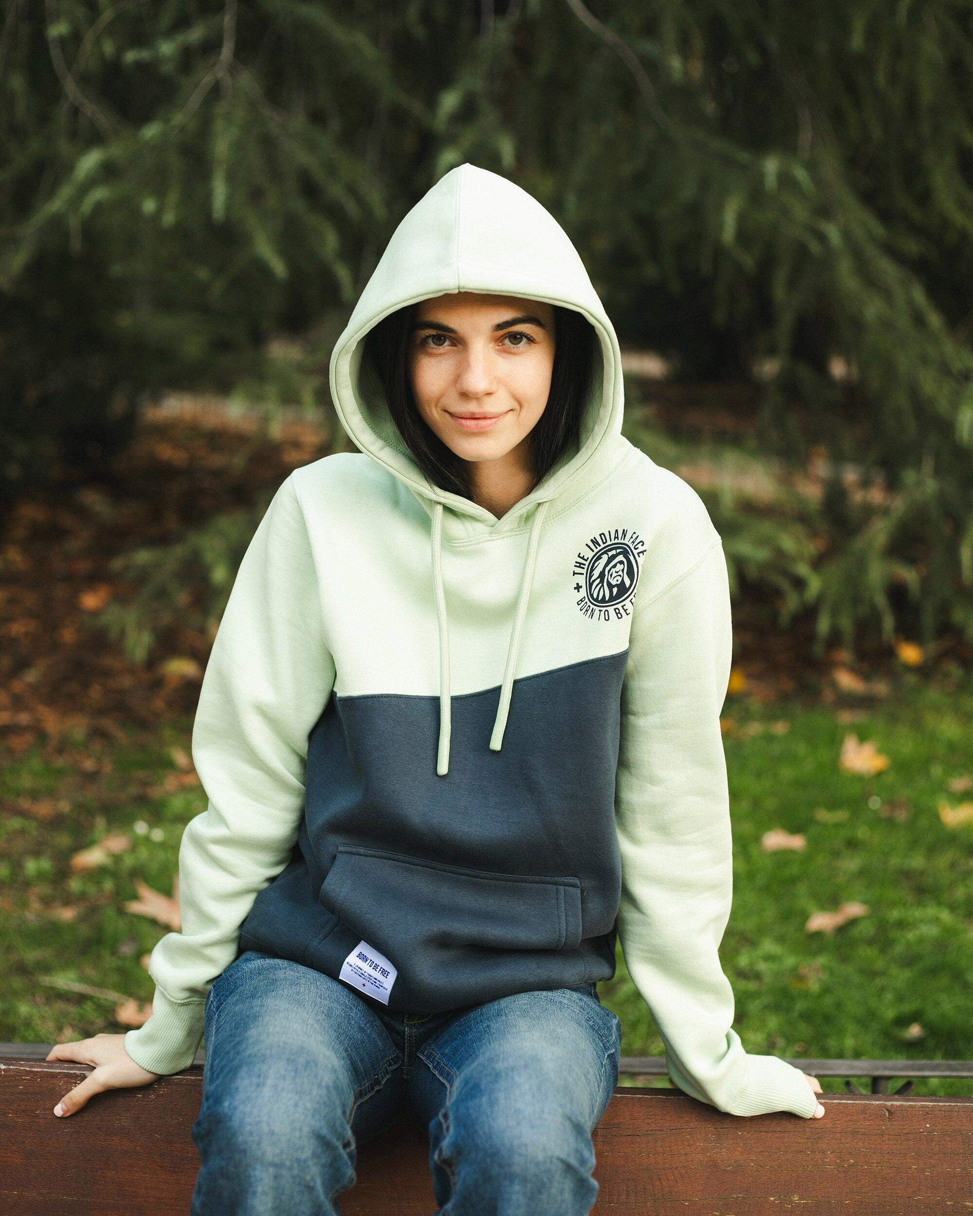 Sudadera de Fitness The Indian Face Unisex Summit Verde / Azul 5/5