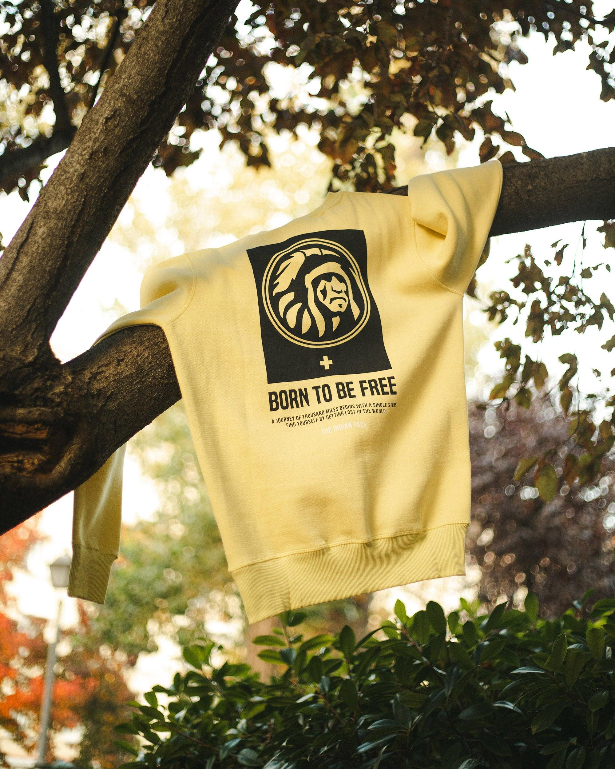 Sudadera adulto de Fitness The Indian Face Unisex Nomad Amarillo 4/5
