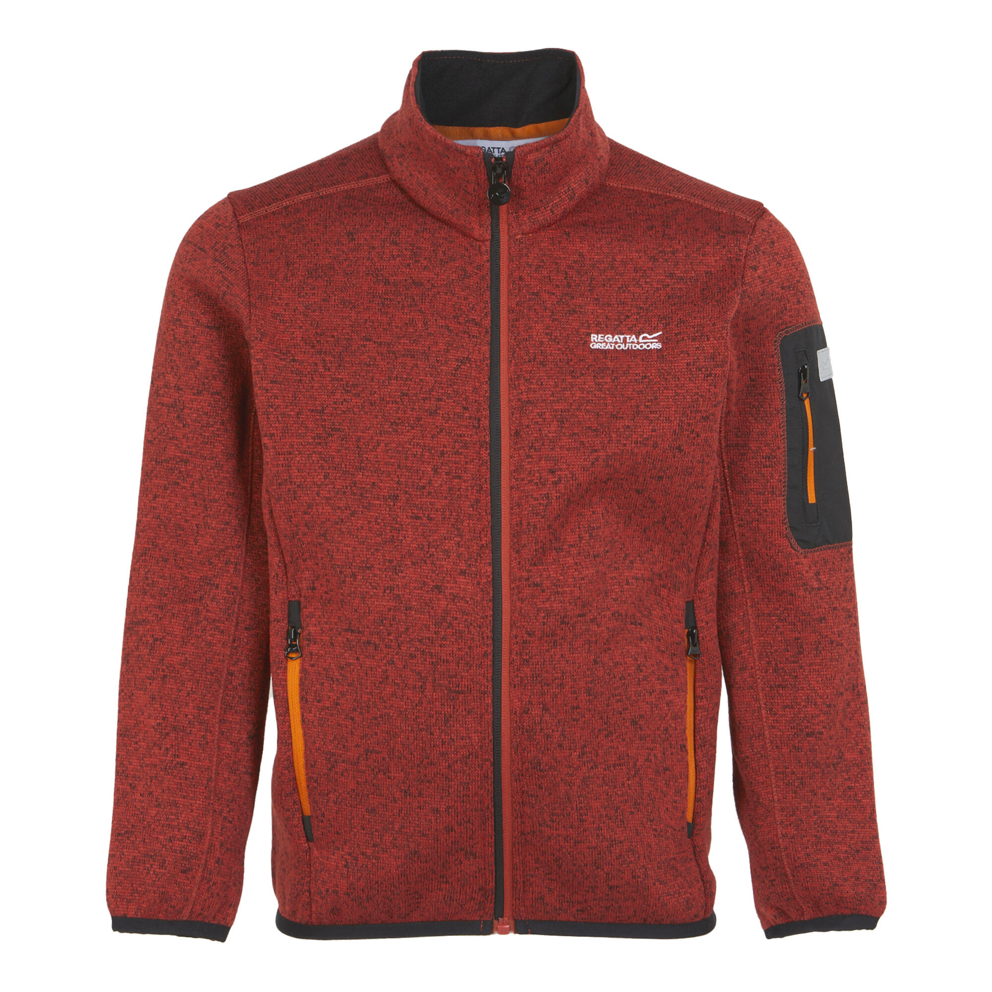 REGATTA Kinder/Kinder Newhill Fleece Jas (Roodoker/Zwart)