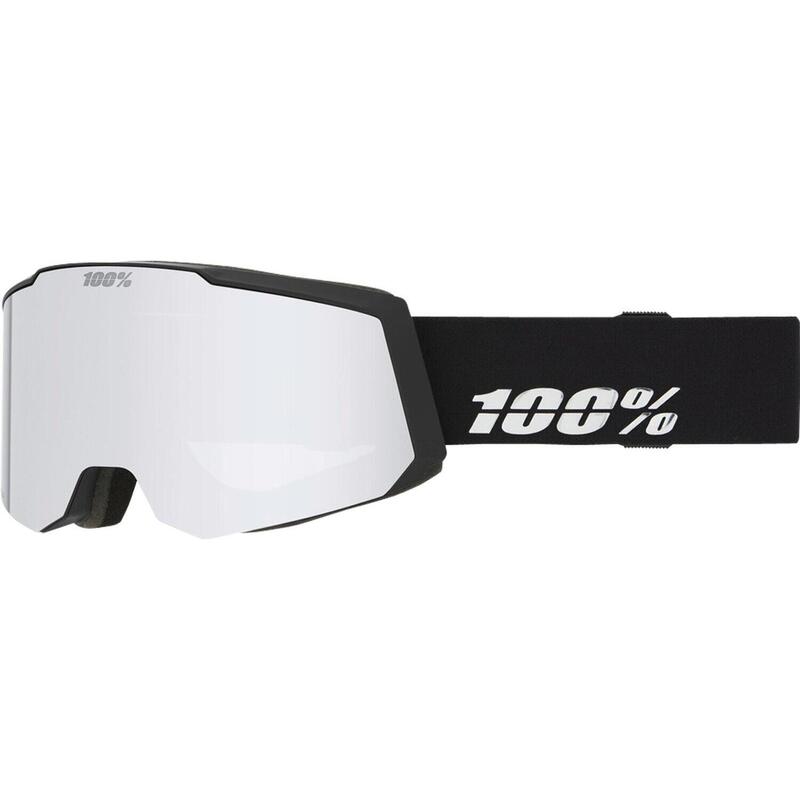 SNOWCRAFT S HiPER Goggle Black/Silver - Mirror Silver Lens