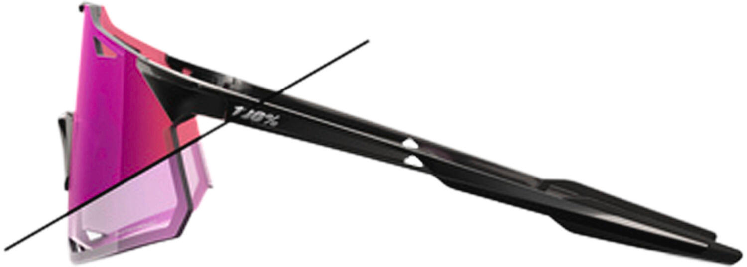 Brille Hypercraft - Gloss Black - Purple Mirror Photochromic Lens 3/5