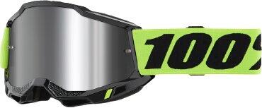 100% ACCURI 2 Goggle Neon Yellow - Mirror Silver Lens